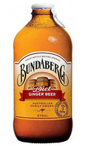 No Artificial 6, Free Size Pack GINGER DIET BEER, Vegan - of Dairy BUNDABERG, 4/375 ML Ingredients