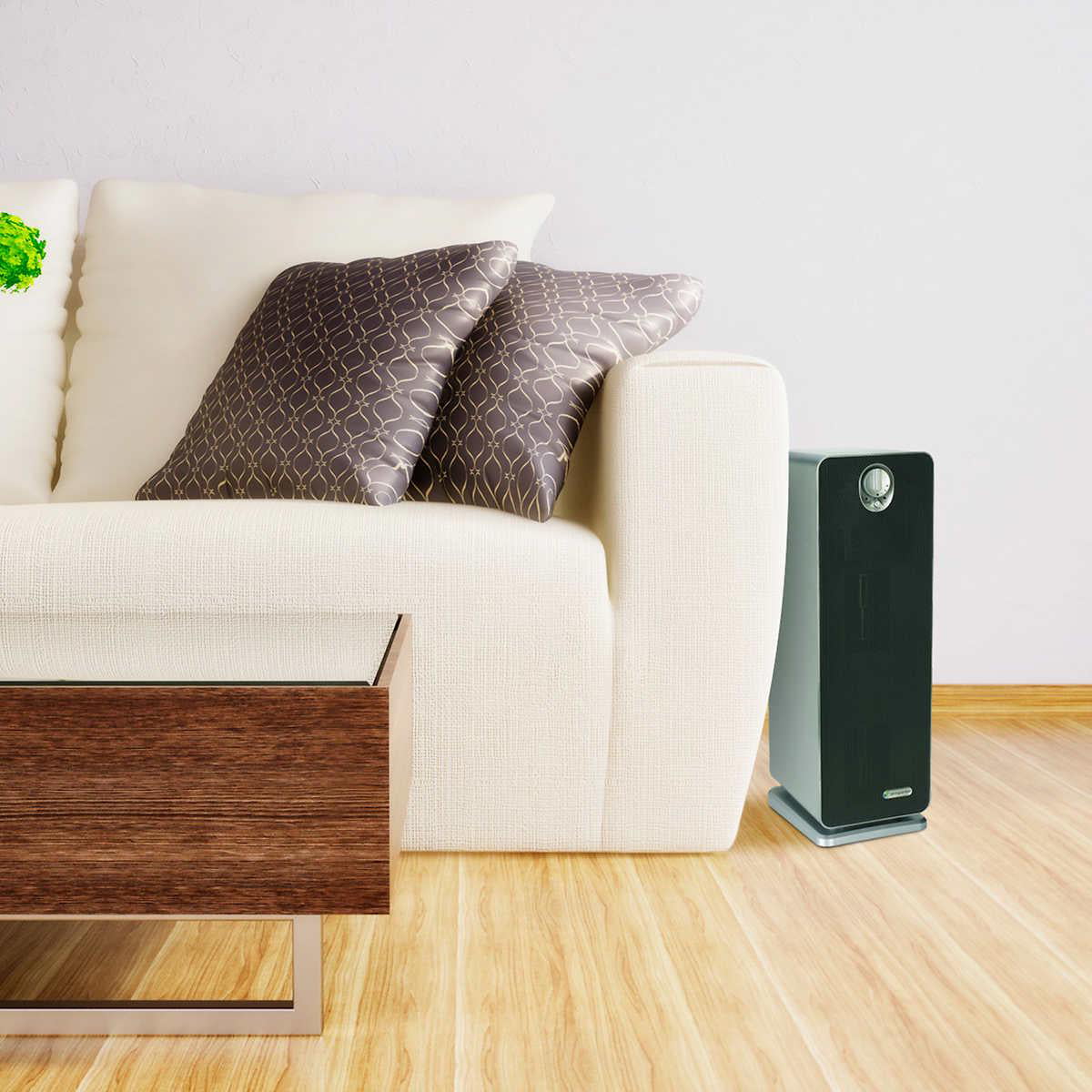 Air Purifier, 22 UV Reduction, True with and HEPA Sanitizer GermGuardian 2-pack Odor