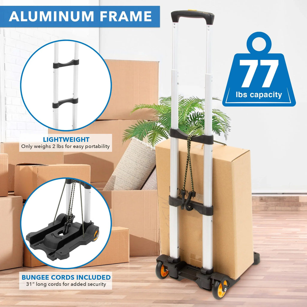 LBS Luggage Mount-It! Premium Folding 77 Cart, Capacity
