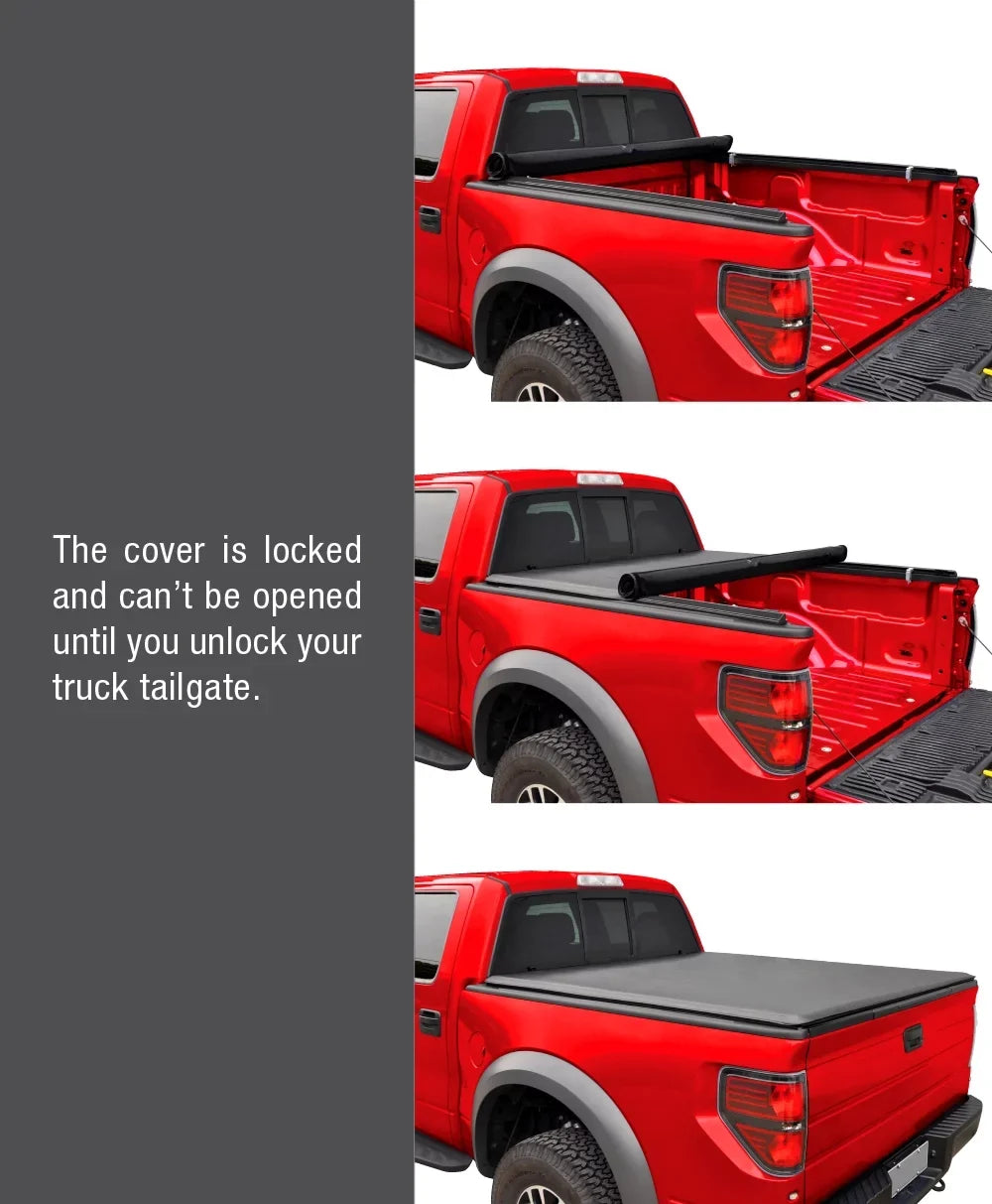 Nissan Roll-up | Bed Compatible Bed Soft Frontier Truck (73") 6' TCN169058 MaxMate Tonneau 2022-2024 | Cover with
