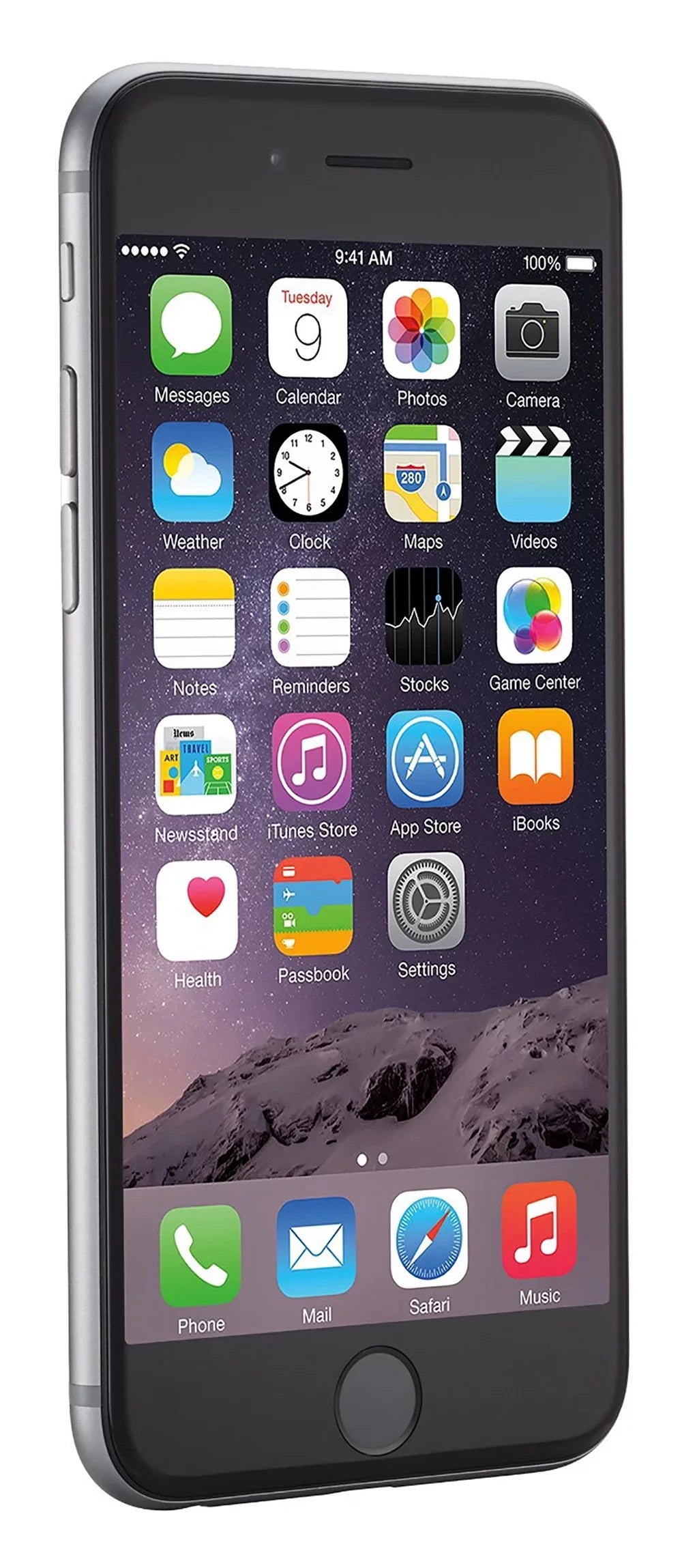 Space Apple - 6 Unlocked Restored (Refurbished) iPhone Gray 16GB, GSM