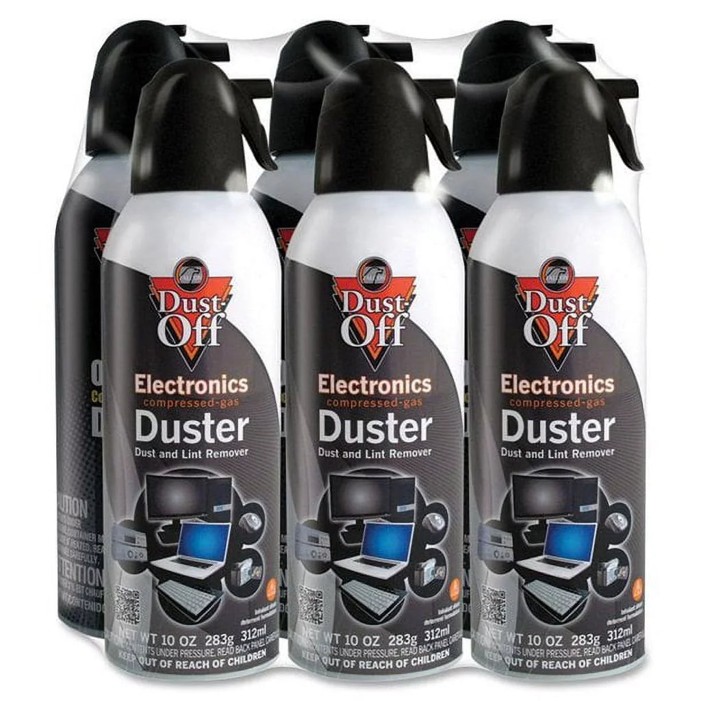 Dust-Off | 6 10 Oz. Pack Compressed Duster Electronics Gas
