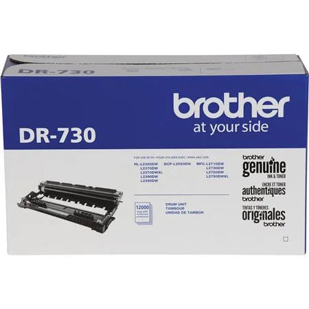 to 12,000 Yields Black Drum DR730, Up Genuine Unit, Pages, Brother
