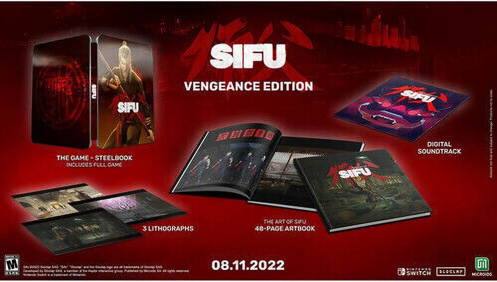 Vengeance Video Nintendo Edition Switch [New for Game] Sifu: