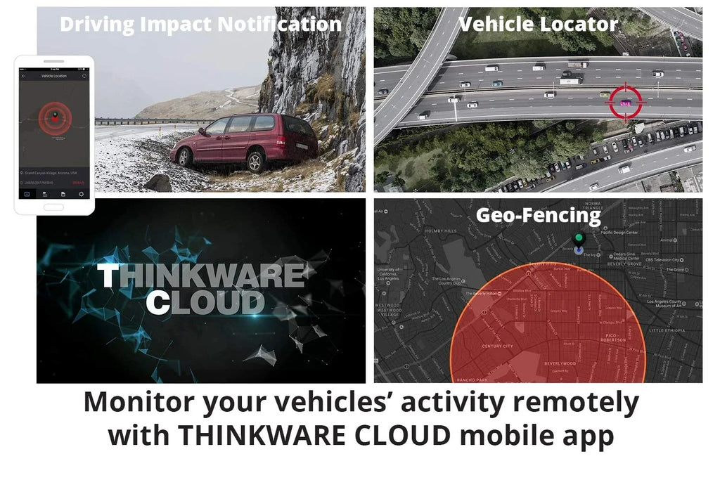 Vision, Parking Recording Loop 140°Wide WiFi THINKWARE Car QHD G-Sensor, GPS, Sensor, with Camera Angle Night 2.5K Recorder Car Dashboard 2560X1440P w/Sony Camera Cam Dash Mode, Q800PRO