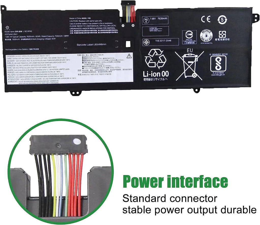 IdeaPad Lenovo Yoga 2019 Laptop 5B10T11586 Replacement for 5B10W67180 81Q9002GUS y L18C4PH0 JIAZIJIA C940-14IIL