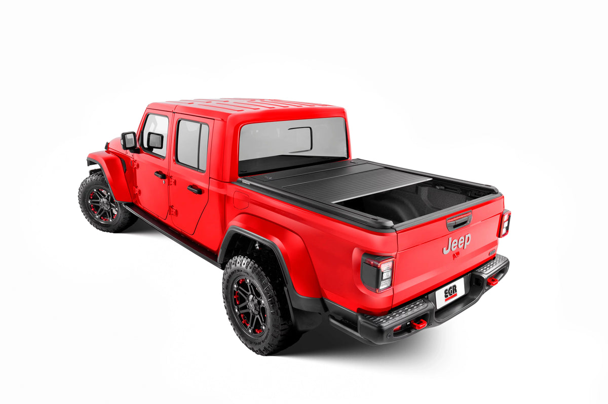 Pickup Electric Bed Wrangler Rolltrac 2020-2024 Sport Unlimited Gladiator Crew Retractable Cab Jeep RT039031E Fits 4 2018-2023 Door Jeep EGR Fits Cover