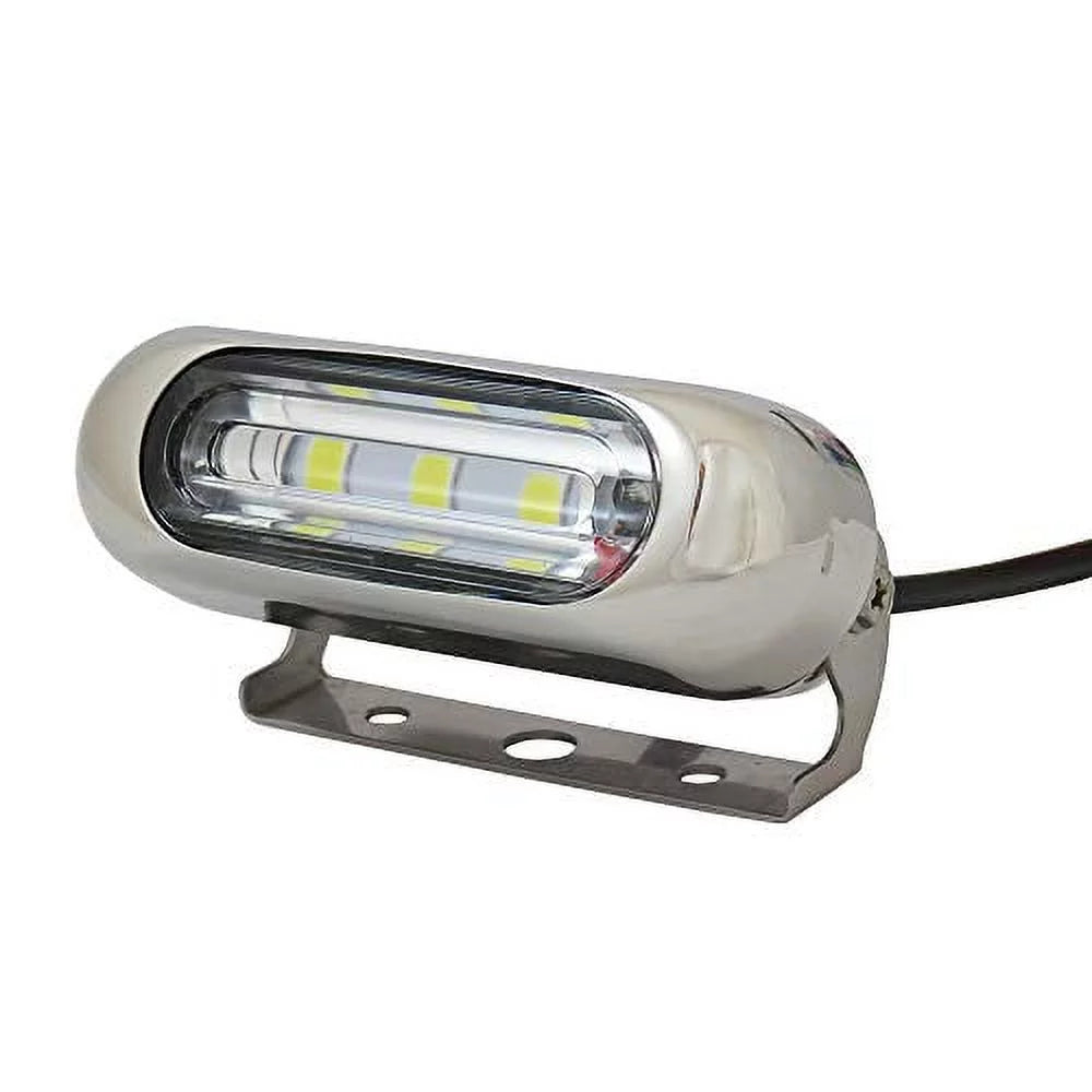 Exterior Surface Stainless Inc Select Mount) Mount Marine/RV Backup/Flood/Docking Watertight LED Light, with ITC Steel Light LED Bezel (Bracket Manufacturers' (X002CI1LVV)