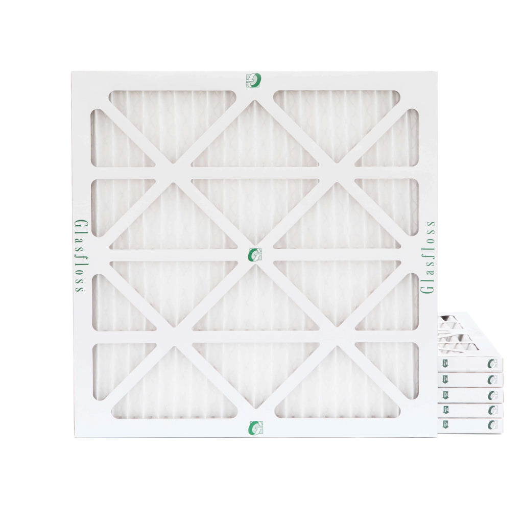 17-1/2 18x18x1 x Size: 10 Air 6 17-1/2 Glasfloss. Filters x MERV Pleated 7/8 Pack of by Actual