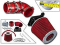Rtunes Ram Air Intake + Racing For Short Lancer Compatible 2.0L 02-07 Mitsubishi Kit Combo Filter RED