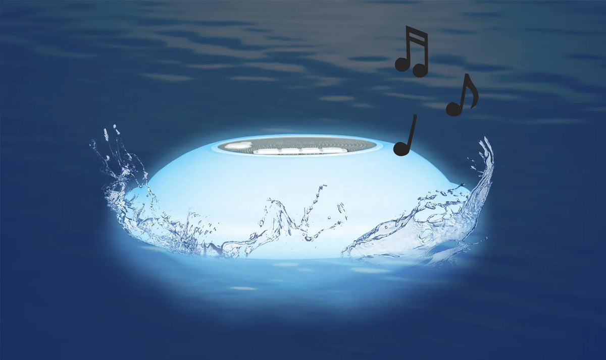Phone for Multi-Light Portable Color Swimming Pools, Outdoors - Floating Call Bluetooth LED Poolmaster Waterproof with Speaker Backlight Display Lakes, Functionality 7