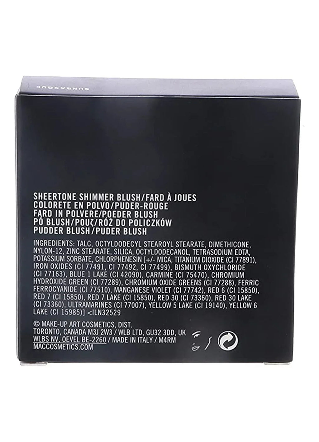 by Pan Refill MAC Eye Honesty Make-Up Artist , - --1.5g/0.05oz Shadow Cosmetics Small