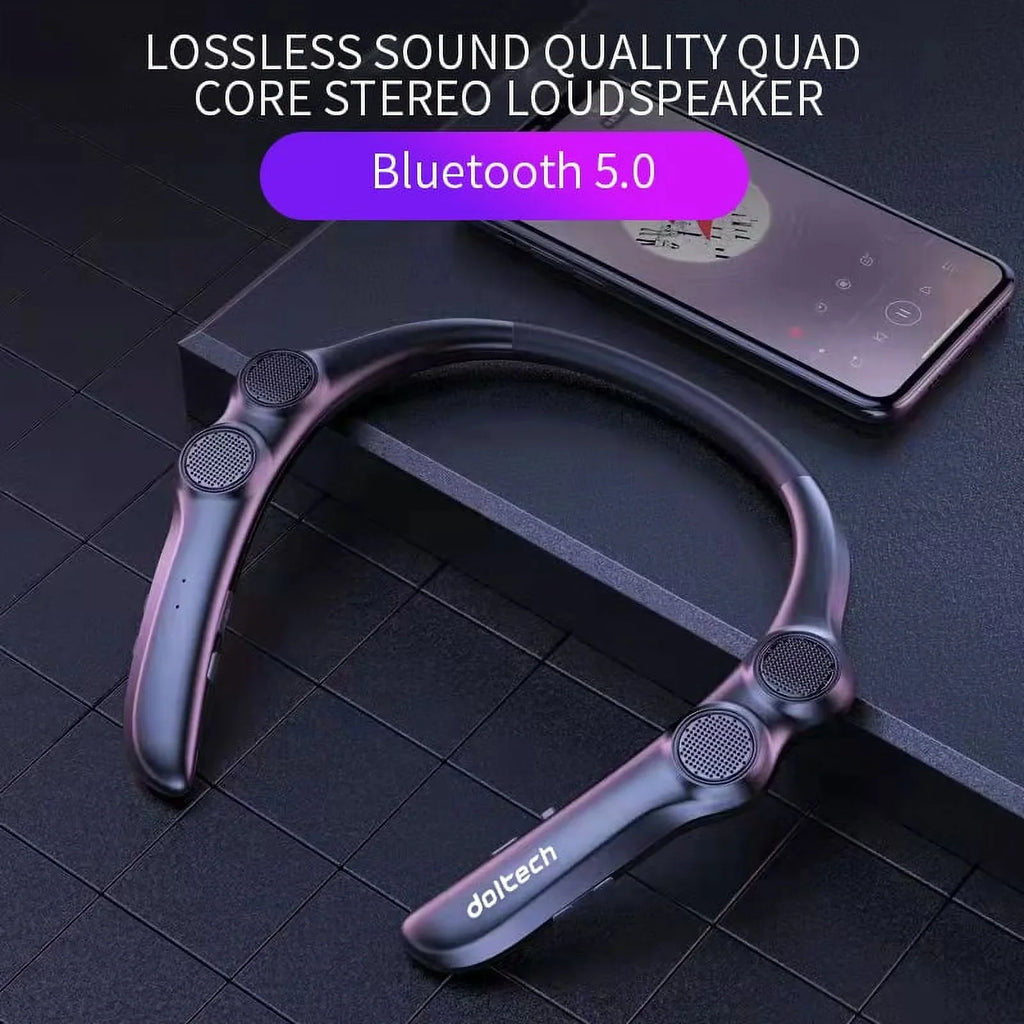 Bass Stereo For Player - 4 9d Speaker Bluetooth Speakers Hang Sports Speakers Weight Neck Portable 85g Light Wireless Wearable Compatible