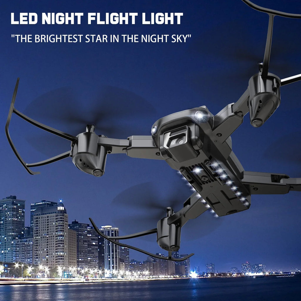 HD 4K with Camera Quadcopter Design Avoidance JLLOM Dual Foldable and Technology Drone Obstacle -