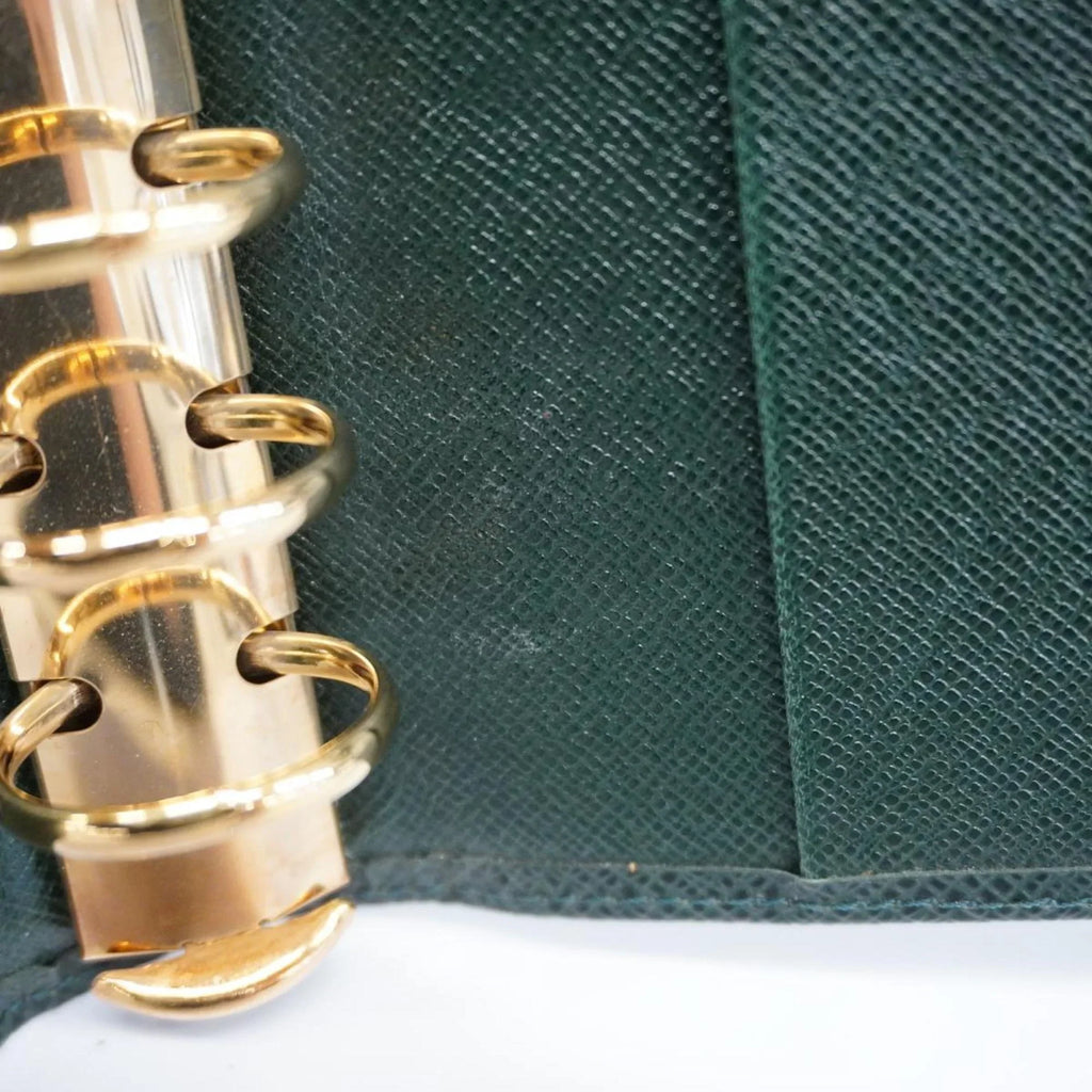 Louis Agenda (Good) Episea Vuitton MM Notebook Pre-Owned R20403 Taiga Cover Men's