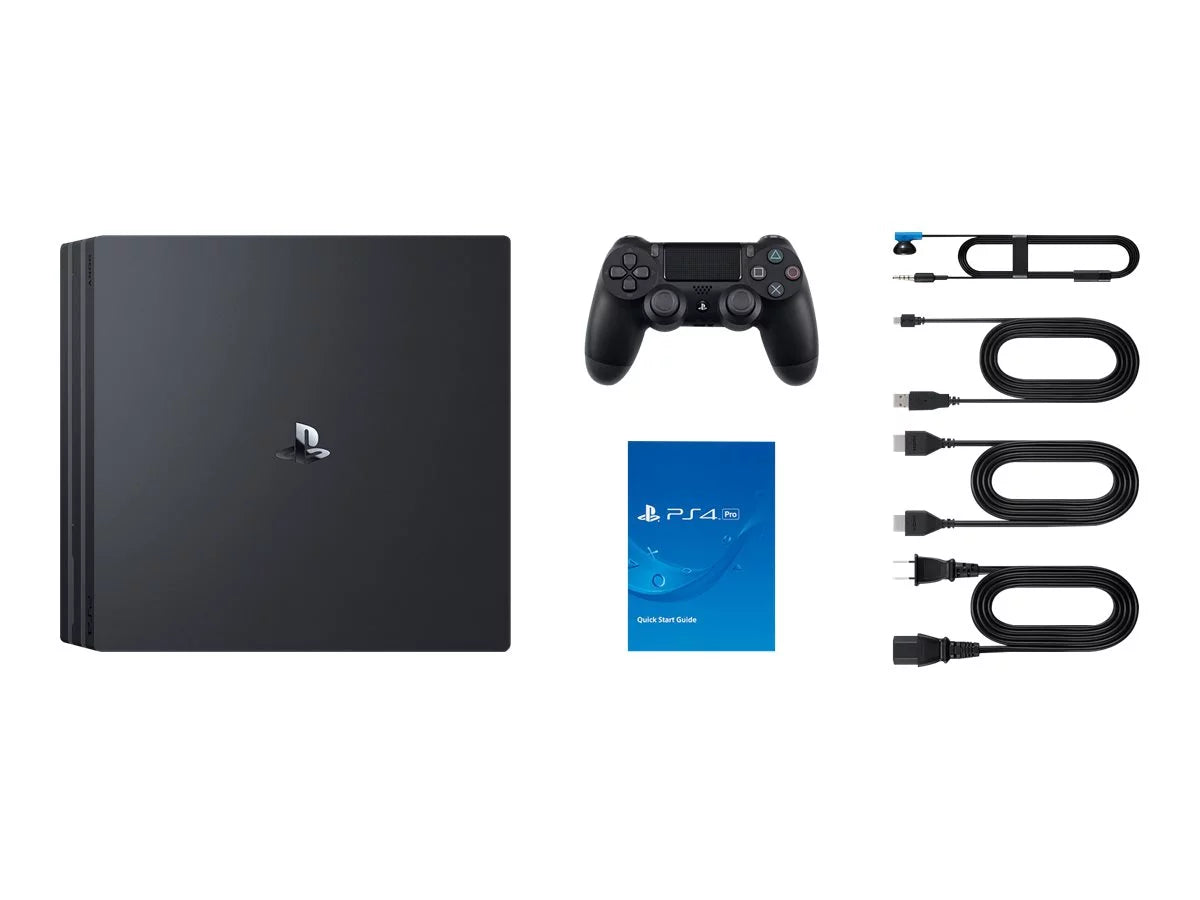 '- Pro Pad PlayStation Wireless Restored 1TB 4 Game Sony Console Black - Gaming (Refurbished)