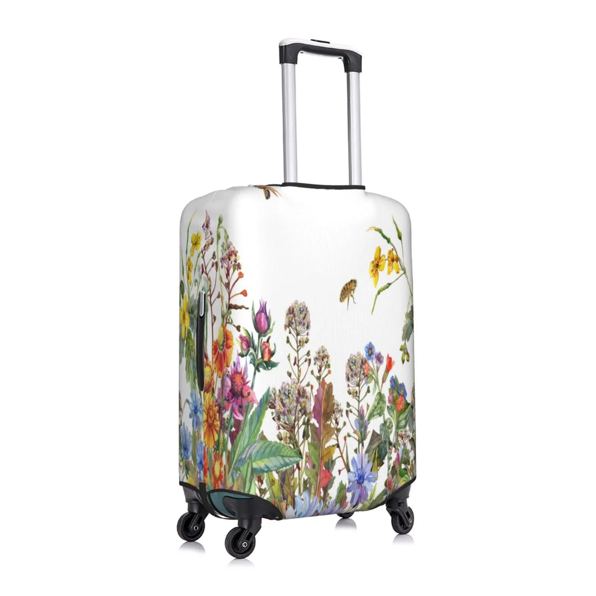 Wildflowers And Haiem Luggage New Anti-Scratch Suitcase Keep Technology With - X-Large Cover,Durable, Luggage Herbs Looking Protector Your Washable