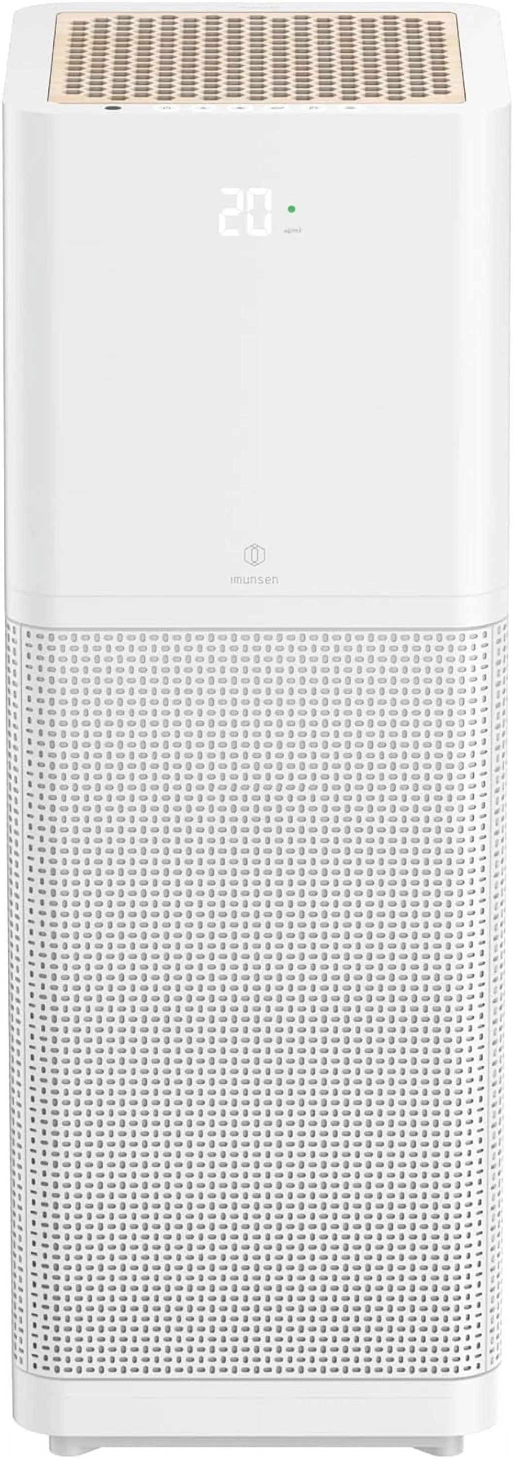 with Purifier Air Auto True Filter Quiet IMUNSEN Sleep Mode,White Open HEPA M-001W Box 13