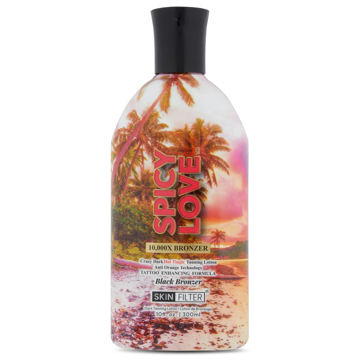 Self-Tanning Love – Skin Black Made in Crazy – – the with Self-Tanner Lotion Filter Bronzer Formula Spicy Hydrating Protection 10,000X Dark Tattoo and Tanning Lotion Body – Anti-Orange Technology USA