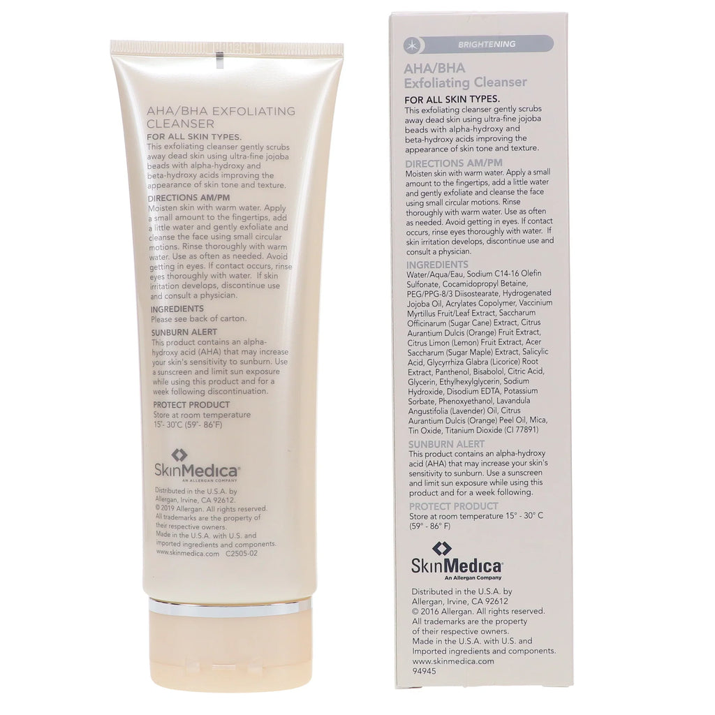 SkinMedica 6 AHA/BHA Exfoliating Cleanser oz
