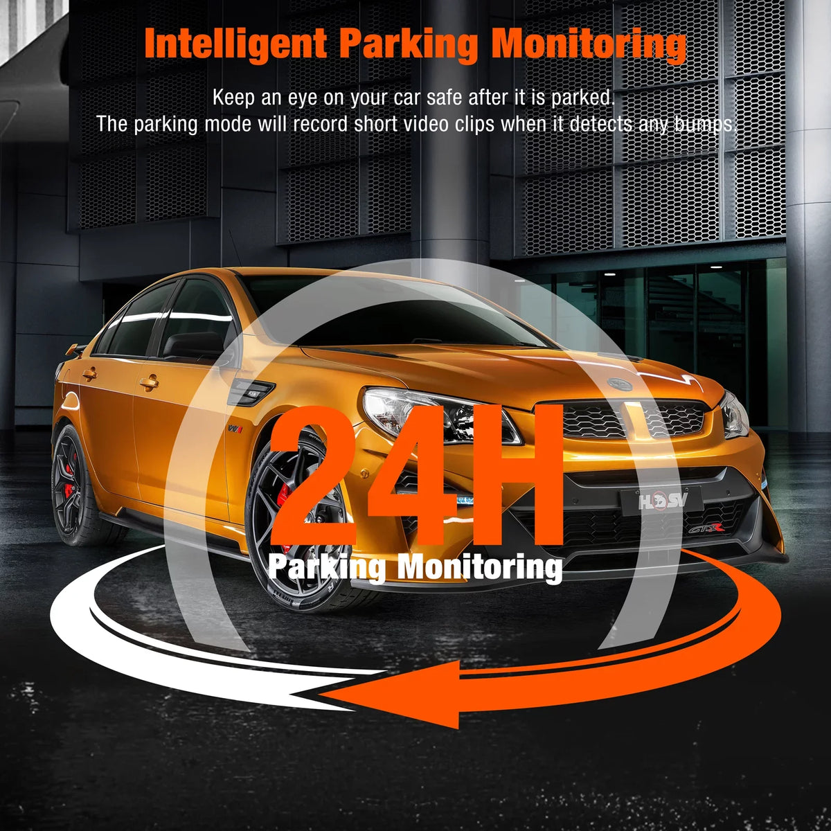 Dash Vision Camera Front Parking Inside Rear Way Three Camera Motion 3 Triple TOGUARD IR Detection Accident Car Monitor with and Cam Dash Channel Lock Night 1080P