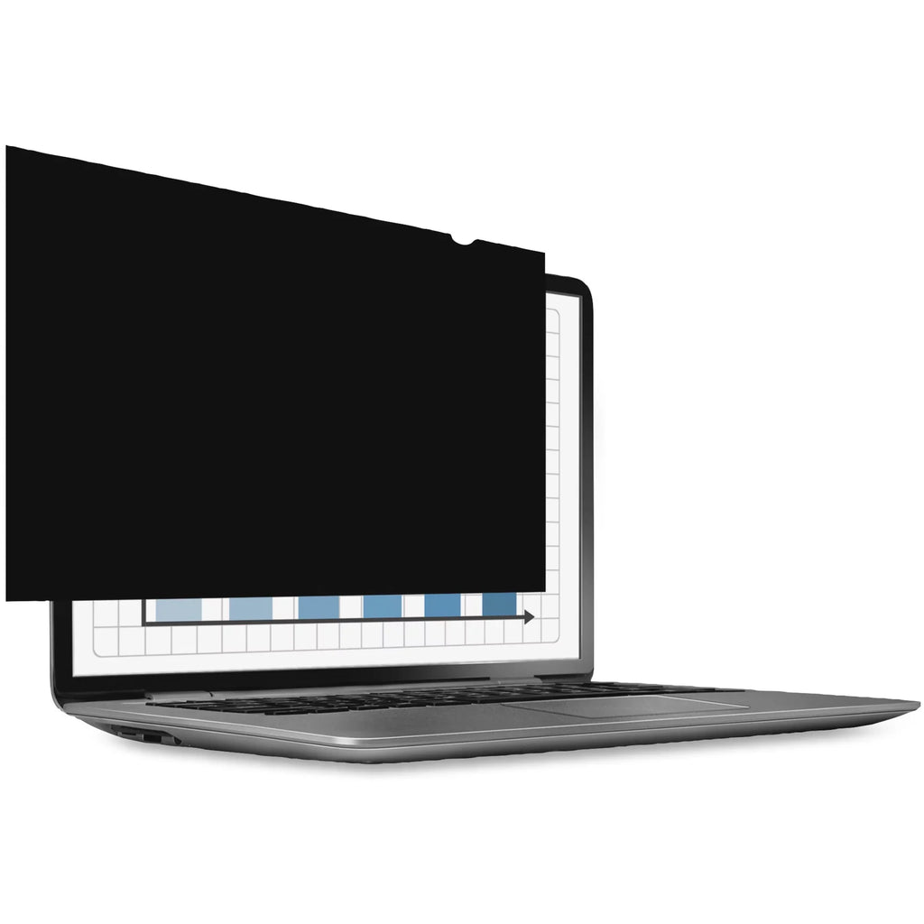 Widescreen For Filter Resistant Fingerprint PrivaScreen&trade; Fellowes Resistant, 16:9 - Polyethylene - - Scratch - Blackout MacBook Privacy 13.3" Wide Compliant 13.3" LCD TAA - Air