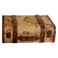 Wald Map Leather Faux Suitcase Import