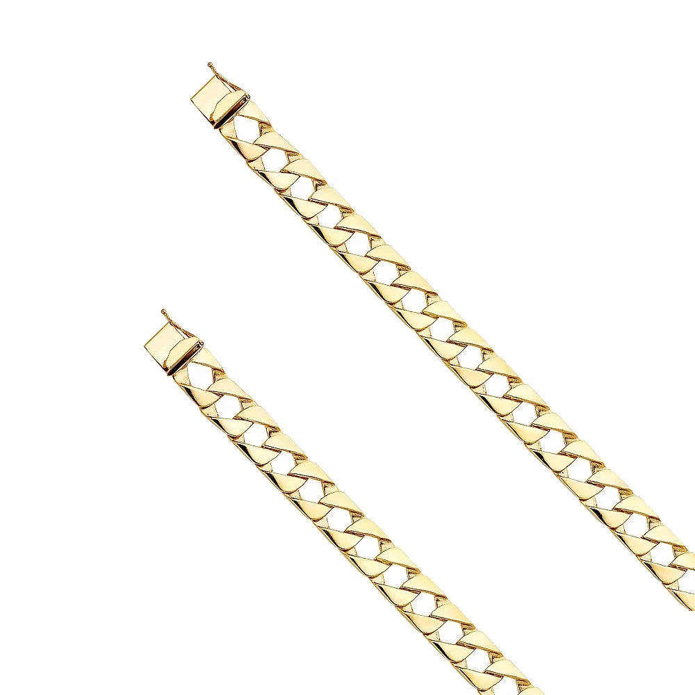 and | Bracelets 14k Gift Jewelry Cuban Weight Elegant | Women Men’s | for - 8.5" Yellow Chain Gold for 14KY Gold Bracelet Link Men 26.5