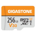 MicroSDXC U3 for Wyze, to Video Pro, Card, Camera, Security 4K Nintendo-Switch, Micro Recording, Cam, Dash UHS-I C10, up Video with Memory GoPro, SD 100MB/s, A1 Gigastone Card Adapter 4K 256GB V30