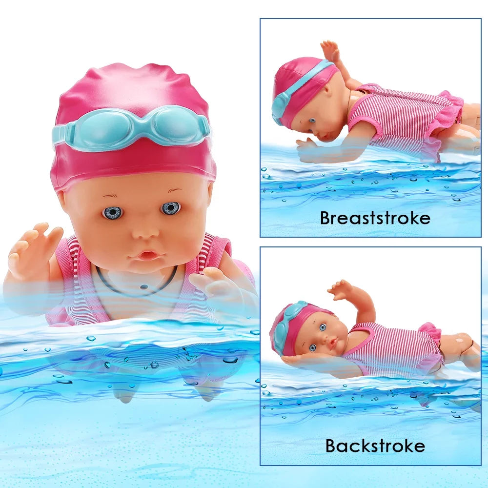 Toys Toys, Child, Swimming Doll Bathtub Pool Waterproof Sulobom Bath, for Kids, Electric Pool