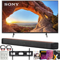 Streaming 2.0 Wall X85J Adapter TV KD50X85J Channel LED 2020 Mount Soundbar Sony Smart Deco (2021 4K Movies Surge Premiere w/subwoofer + with Model) 60W Kit + Home + Ultra 50" Bundle HD 6-Outlet