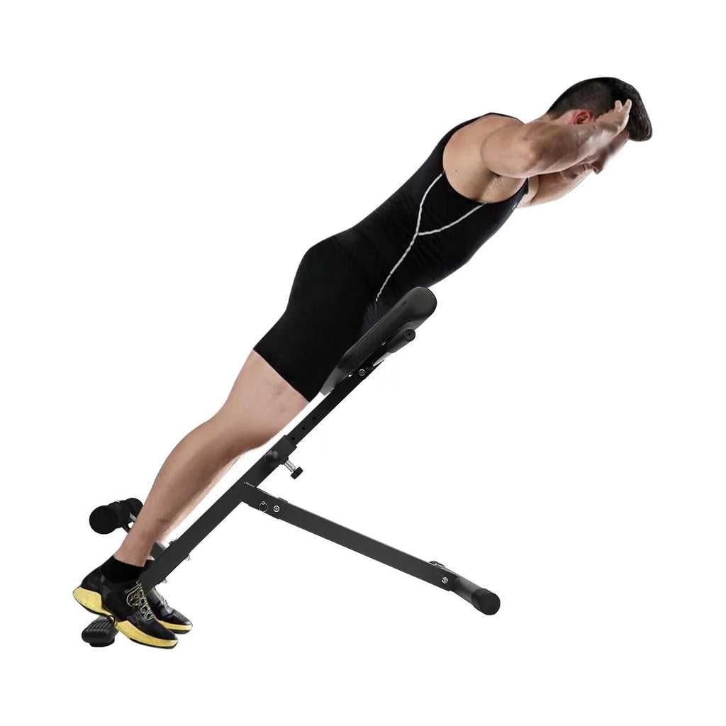 Chair 330 Home Bench Extension Machine Workouts 5-Level lbs Black up for Gym Adjustable Sit Roman