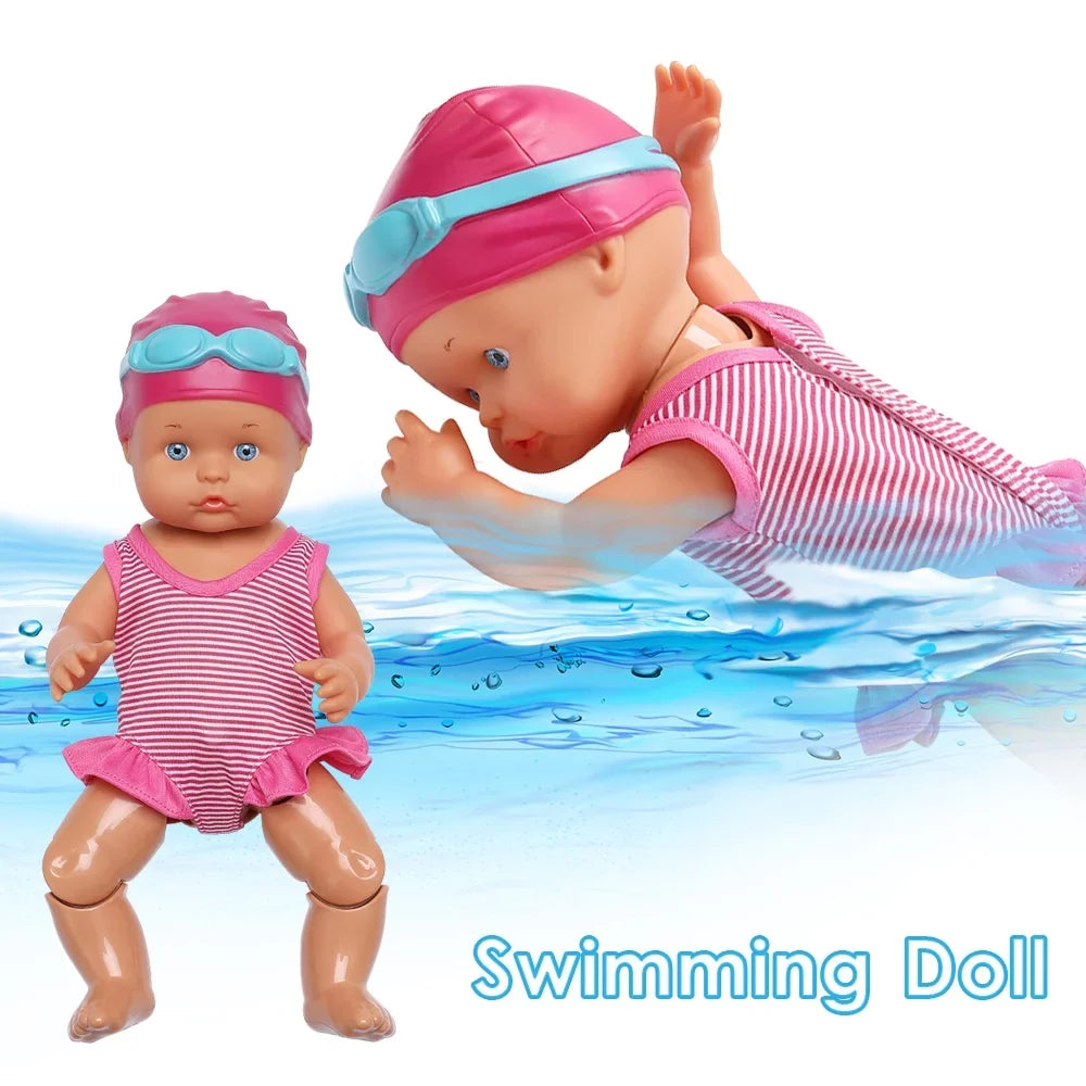Toys Toys, Child, Swimming Doll Bathtub Pool Waterproof Sulobom Bath, for Kids, Electric Pool