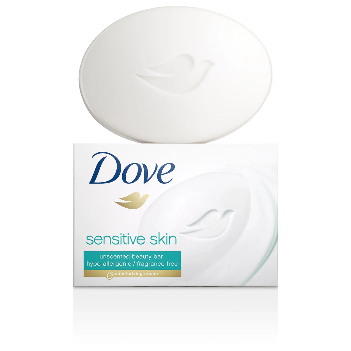 Beauty 4 Bar, Dove 14 Oz, Skin Bar Sensitive