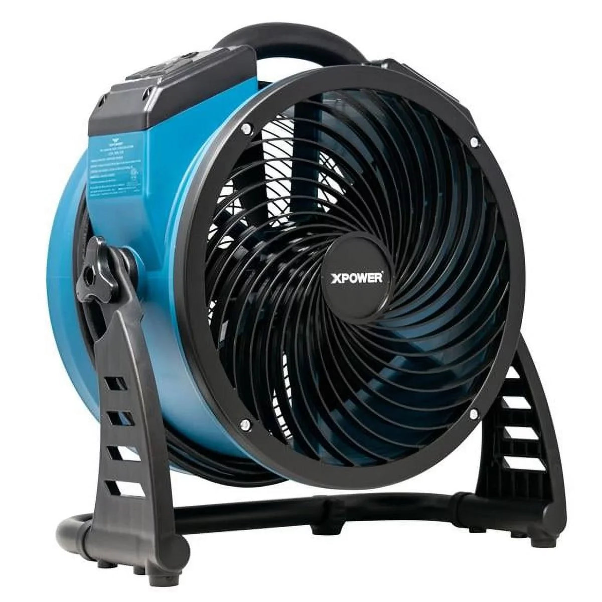 Air DC Circulator Power in. Utility 13 Brushless Motor Outlets with Xpower Fan