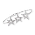Diamond Pre-Owned 18kt Station Gold, Open-Space Vintage Adult, C. Bracelet 1990 ct. Ross-Simons in t.w. Star .59 White Women's,