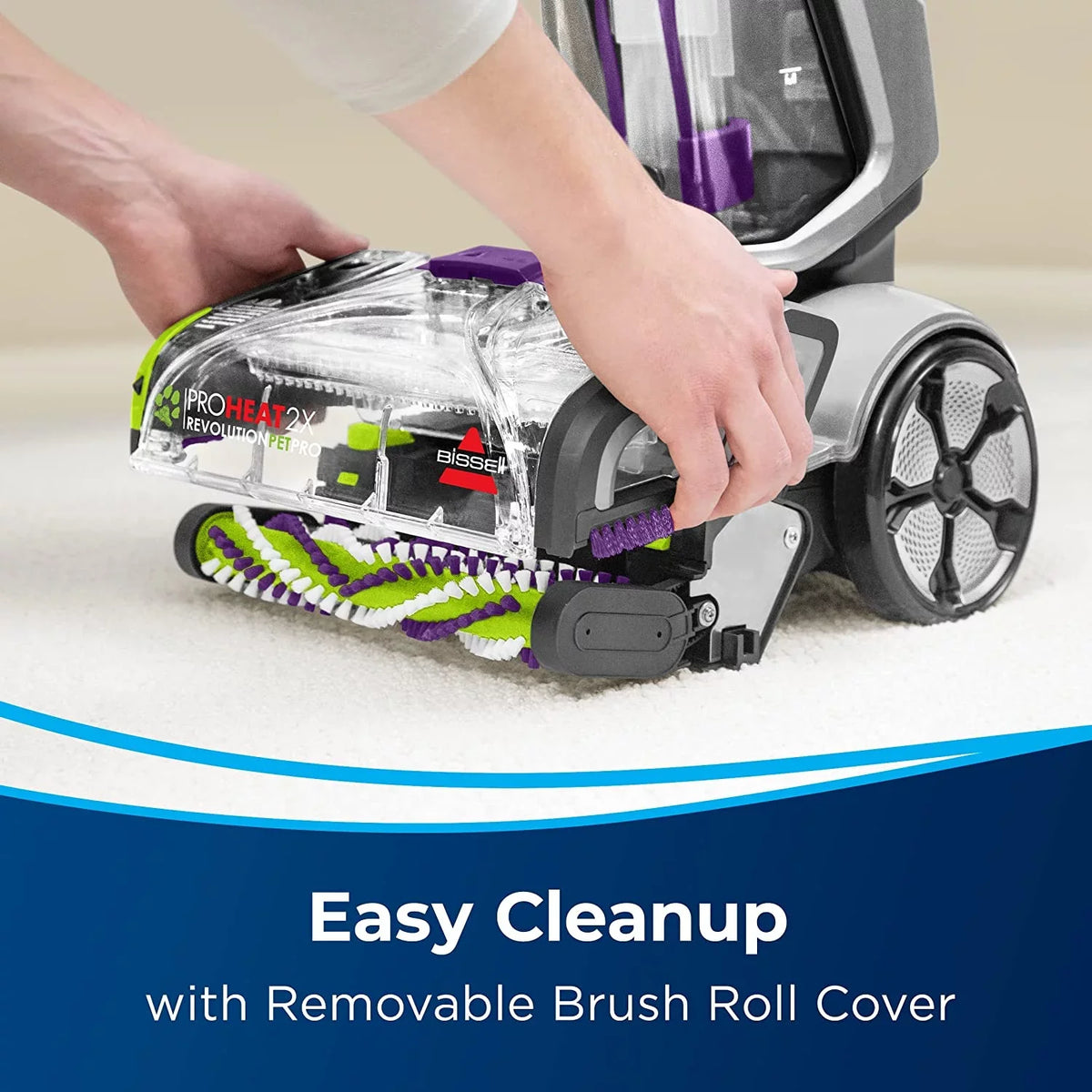 BISSELL Revolution Upright Restored Plus 2X (Refurbished) Cleaner Deep ProHeat 3588F Pro Pet