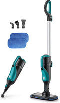 Cleaner Green & Hard with Upholstery, Washable Mop Floor and 2 Pads Kenmore 2-in-1 Steam 2pcs SM2050 Modes Carpets, for Rugs
