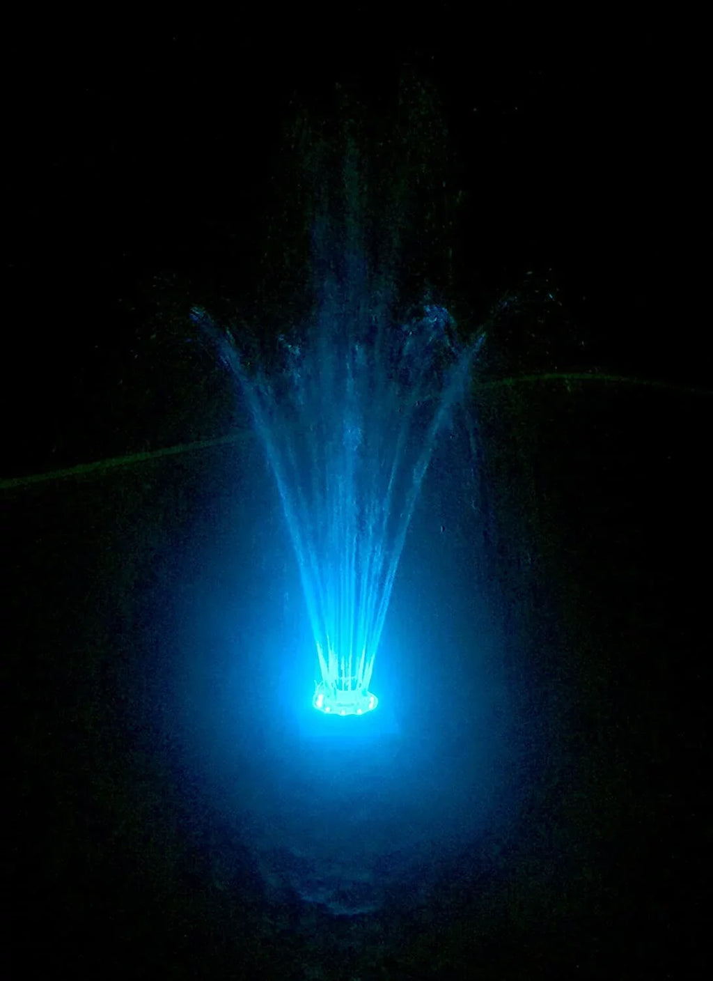 Swimming Fountain Pool Illuminated Fest Color