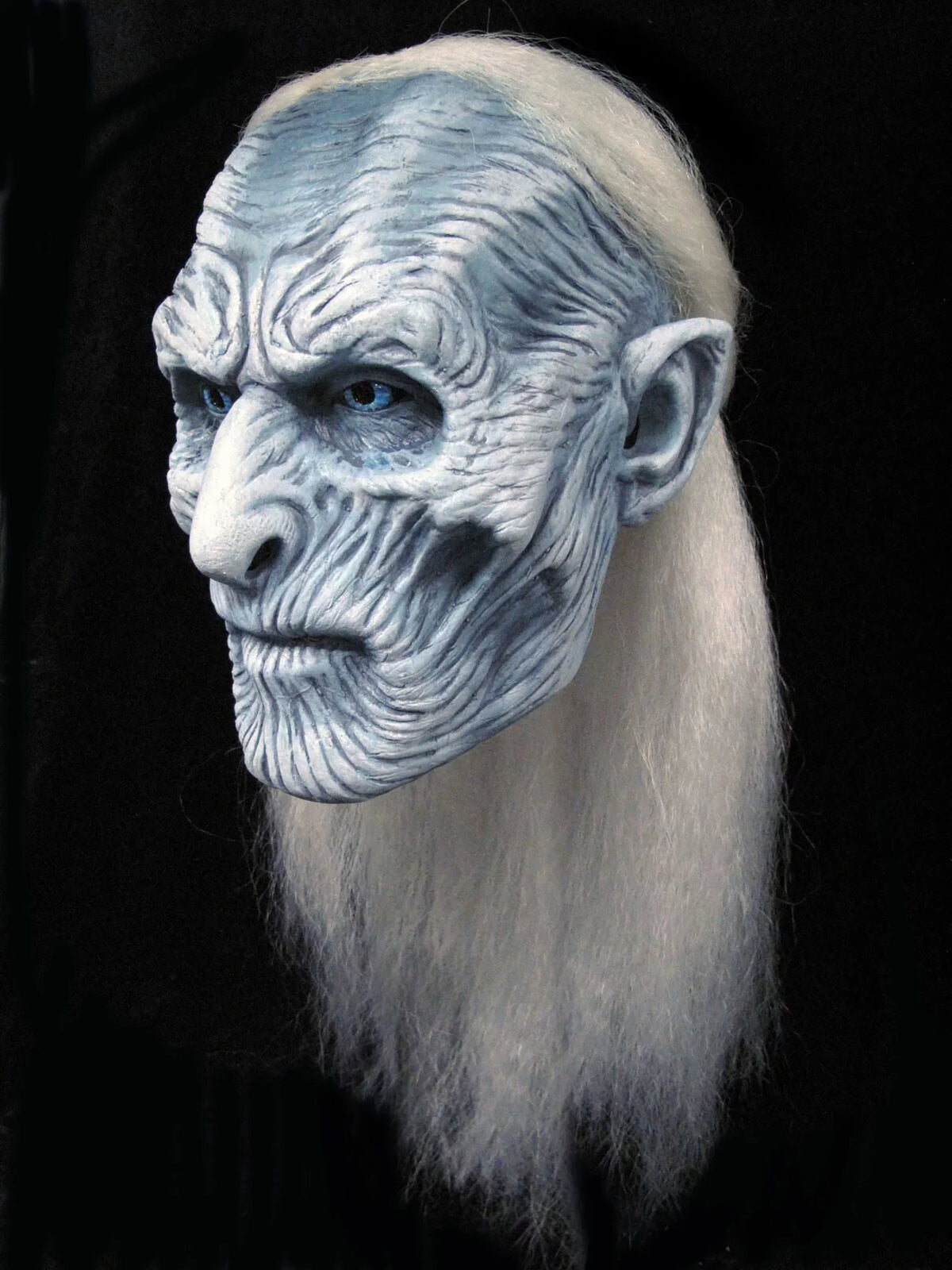 Trick of Or Game Mask White Costume Treat Thrones: Walker Halloween Studios