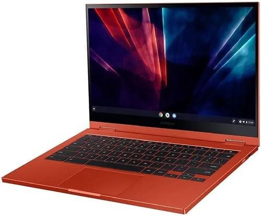 Samsung Laptop Open AMOLED Touchscreen Chromebook 64GB Box 13.3" Red) 2 (Fiesta Galaxy