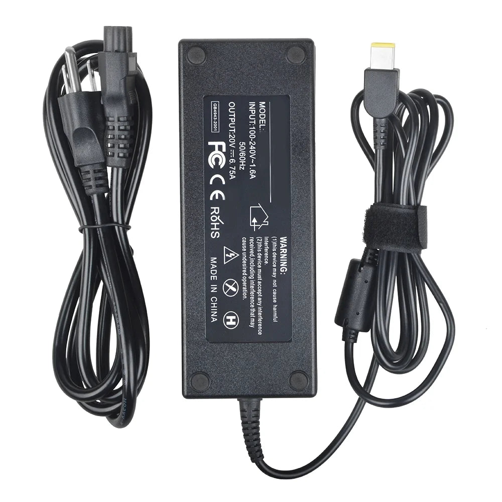 135W Supply AC for Lenovo Charger Power ADL135NLC3A CJP-Geek Y50-70AS-ISE Adapter Cord