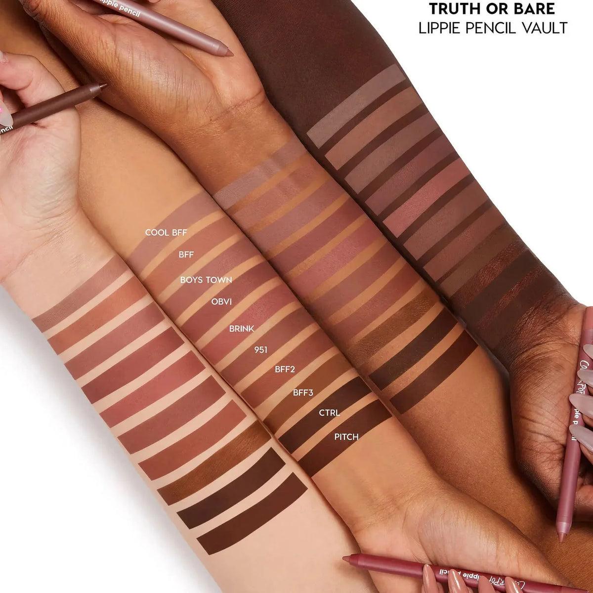 or vault Colourpop truth bare pencil lippie