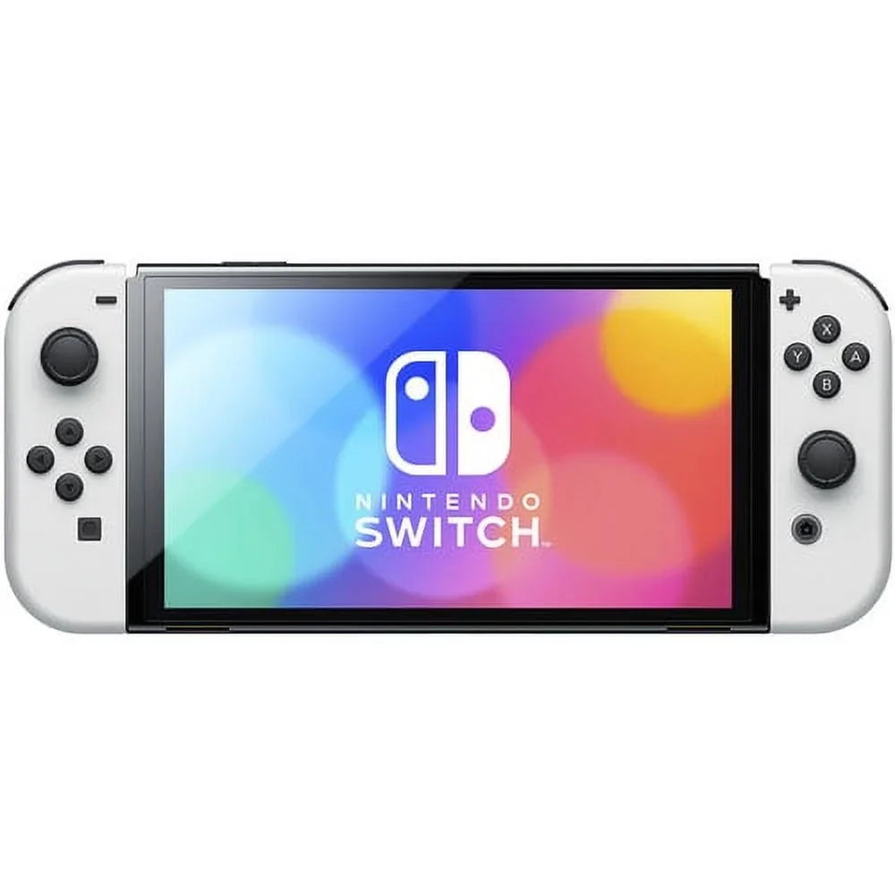Console OLED Game Minecraft Nintendo with White Switch