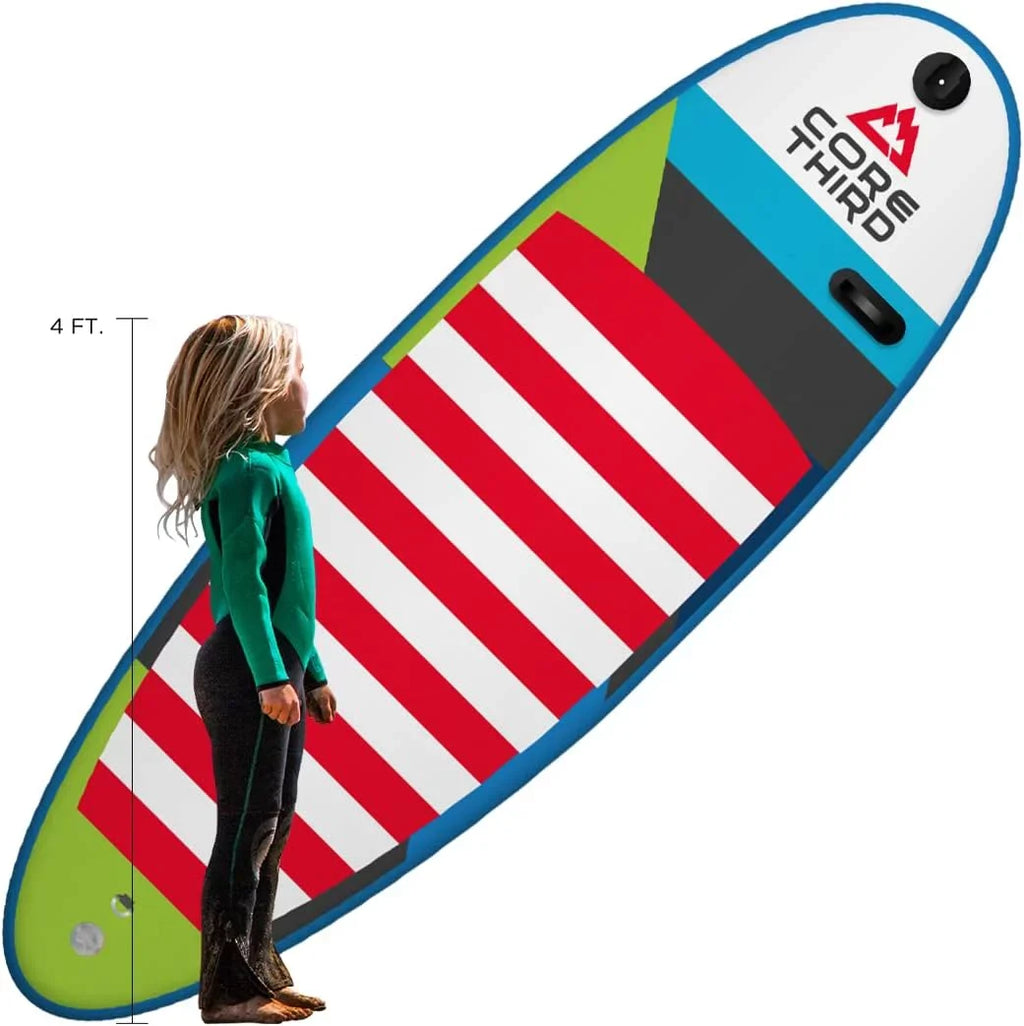 and Lakes Paddle Beaches Board 7'8" Inflatable SUP Doheny Core Kit with Third Complete for