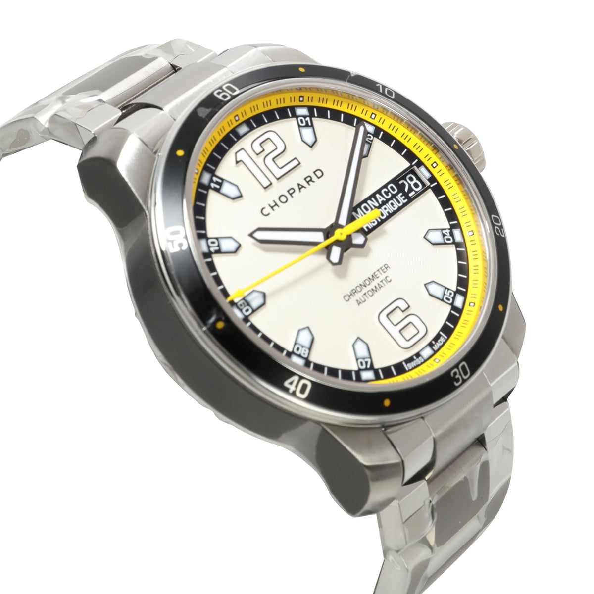 Men's 158568-3991 Watch Historique Pre-Owned in SS/Titanium Chopard Monaco