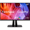 IPS Color USB and 4K Office Ultra-Thin C for Inch Pantone Monitor Accuracy, Validated, DisplayPort with ViewSonic Bezels, Premium 32 HDMI, Ergonomic Home VP3256-4K Professional and