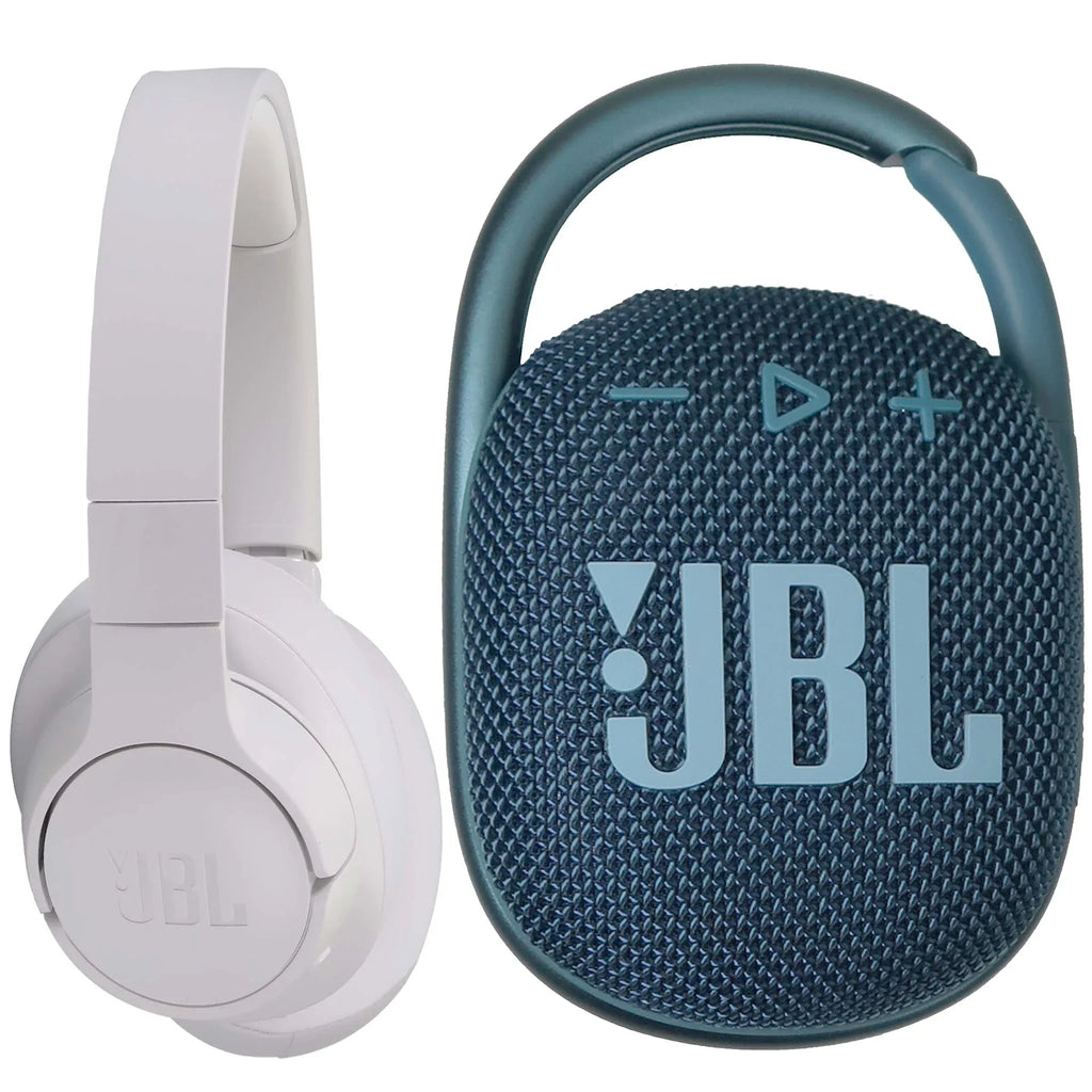 Clip Speaker JBL White 760NC Tune Blue REFURBISHED 4 Portable with JBL Headphones