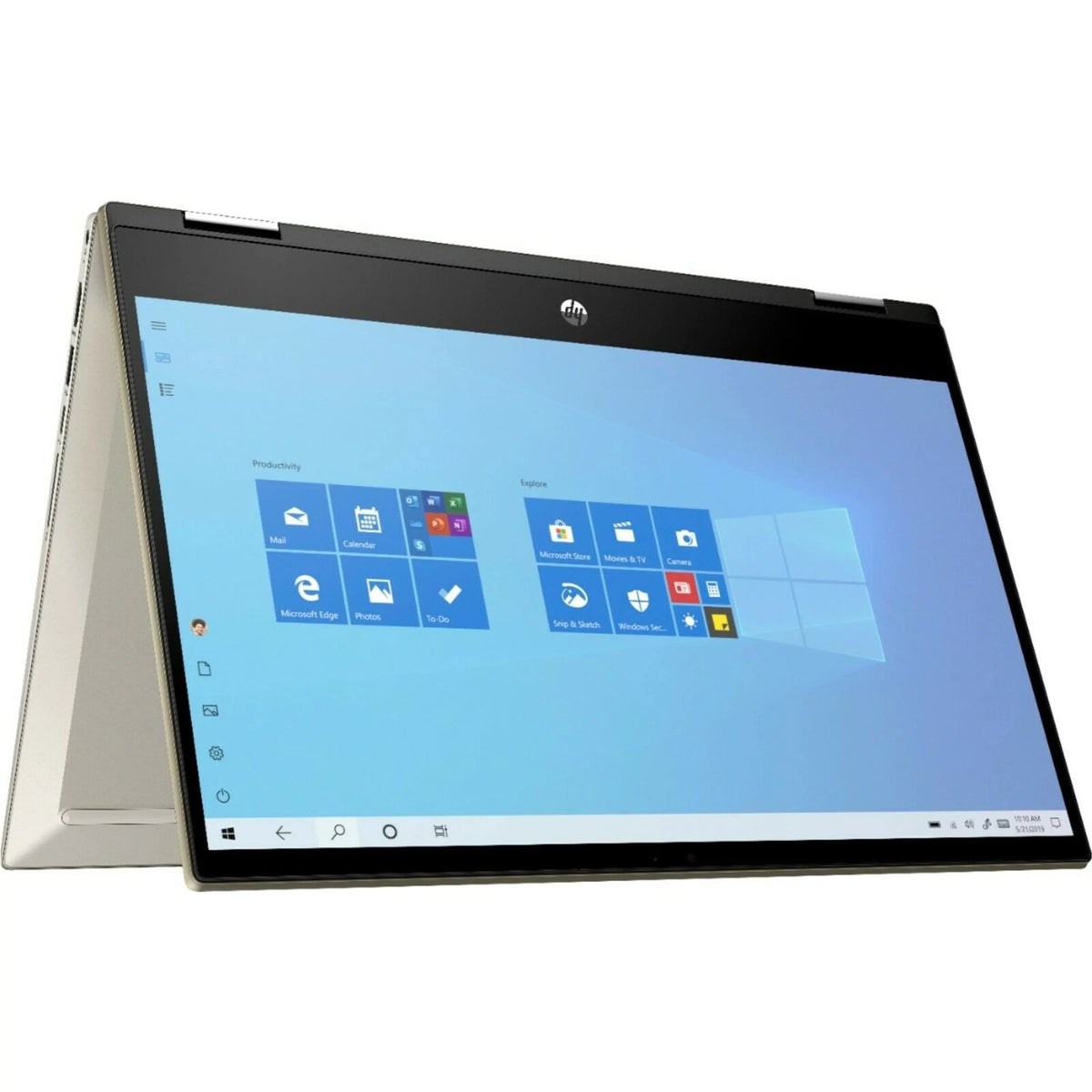 Gold x360 512GB Touch 14" (Used) 2.4GHz i5-1135G7 SSD HP 14M-DW1033DX Pavilion 8GB Win10H,Warm Core‚Ñ¢